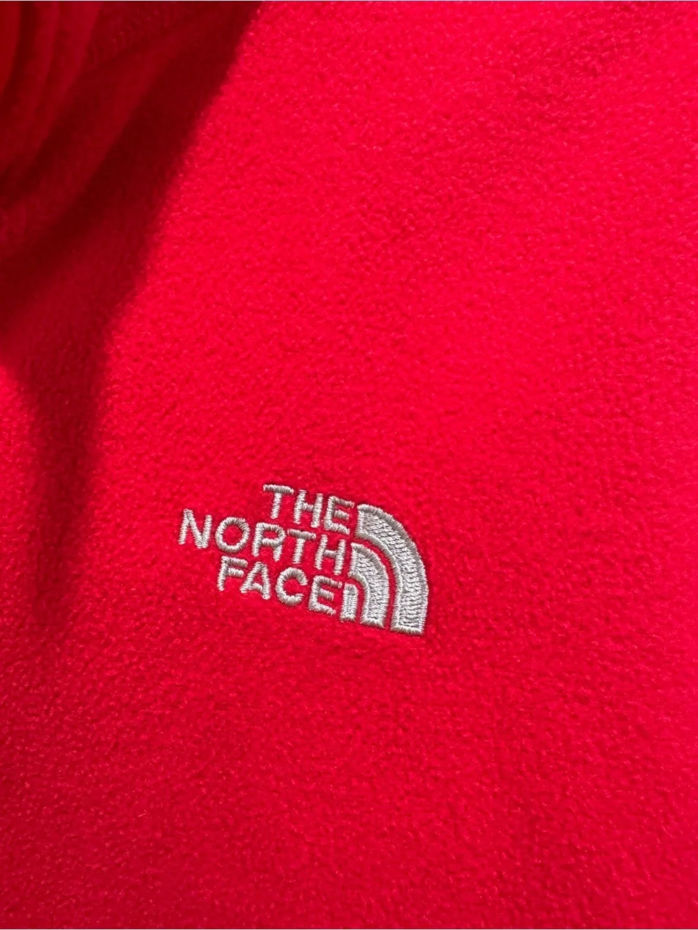 The North Face TKA 100 Glacier 1/4 Zip Fleece Pullover Red Men’s Medium